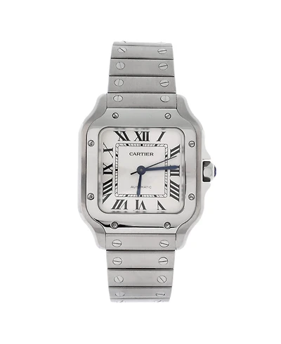 Pre-Owned Cartier Santos de Cartier Automatic Watch in Stainless Steel 35mm