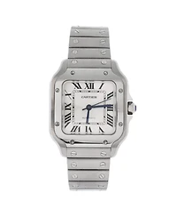 Pre-Owned Cartier Santos de Cartier Automatic Watch in Stainless Steel 35mm