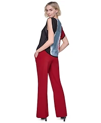 Dkny Women's Voile Flutter Short-Sleeve Top