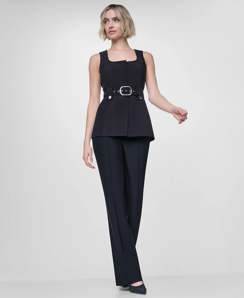 Dkny Women's Belted Sleeveless Vest