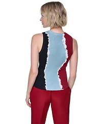 Dkny Women's Printed Sleeveless Top