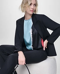 Dkny Women's Long-Sleeve Tech Sport One-Button Blazer