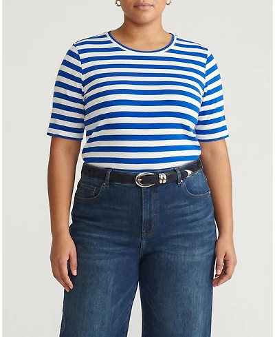 Universal Standard Plus Maia Stovepipe Sleeve Tee