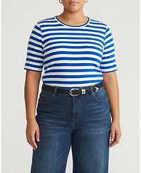 Universal Standard Plus Maia Stovepipe Sleeve Tee