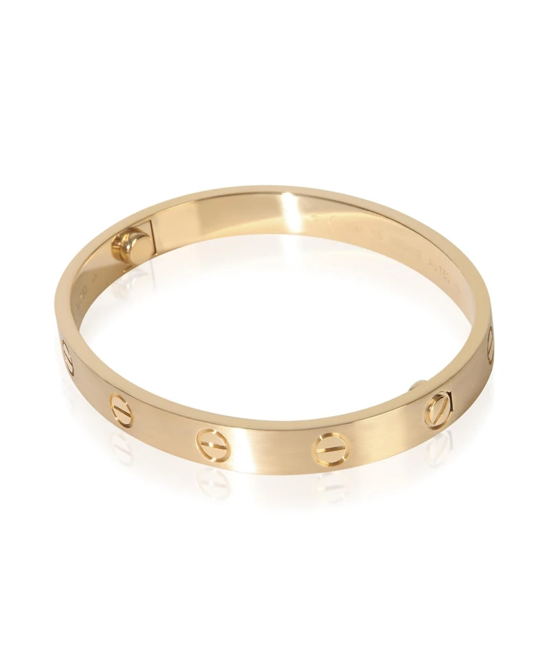 Pre-Owned Cartier Yellow Gold Brushed Finished Love Bracelet