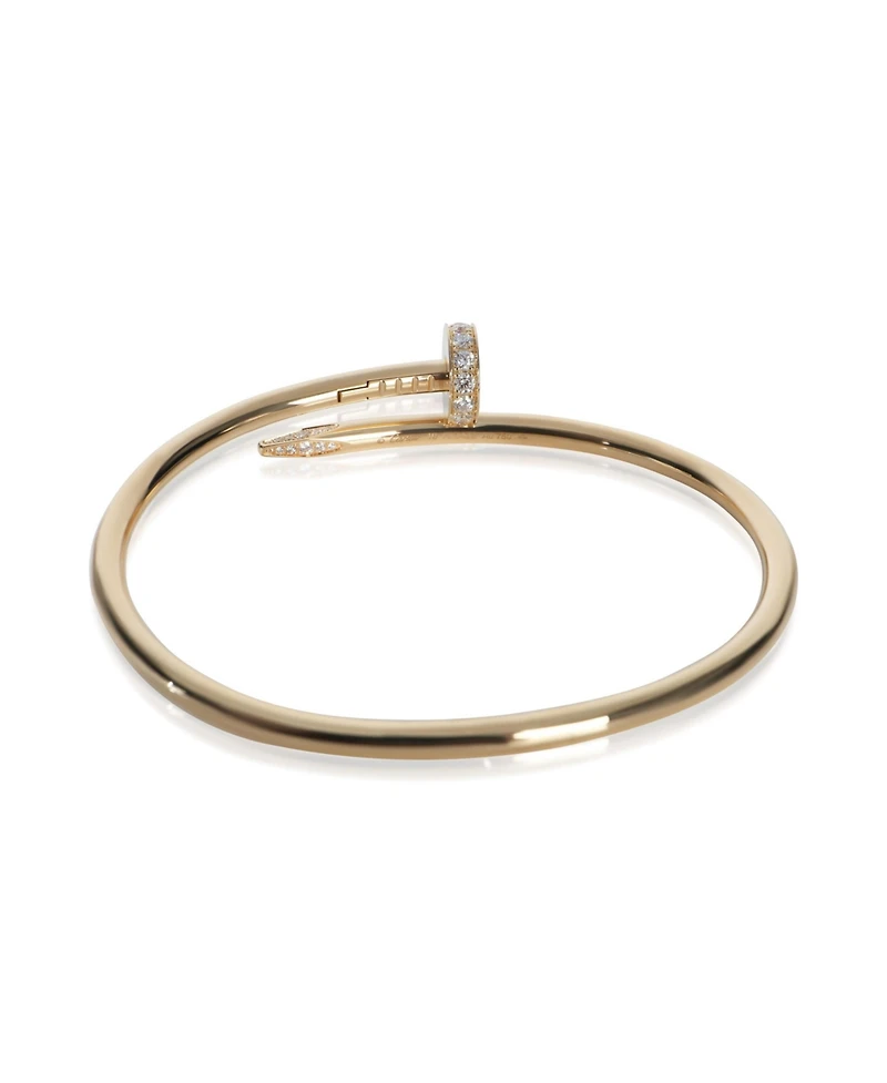 Pre-Owned Cartier Yellow Gold Diamond Juste Un Clou Bracelet