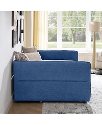Streamdale Furniture Full Daybed With Trundle Sofa Bed