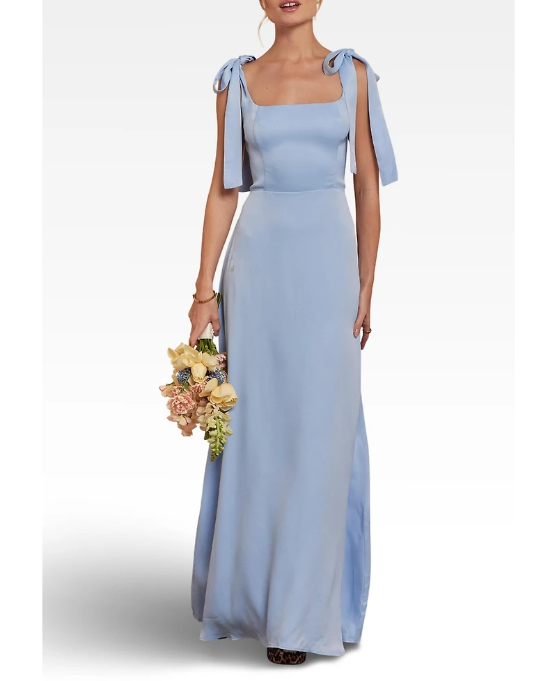 Maids to Measure Women's Allegra Tie Shoulder Bridesmaid Dress