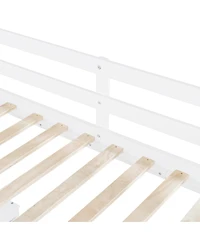 Streamdale Furniture Twin size Loft Bed with Drawers, Desk, and Wardrobe