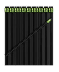 Gnuadz Hb Pencils with Eraser Unsharpened Wooden Hexagonal School Art Office Sketching Pack of 120