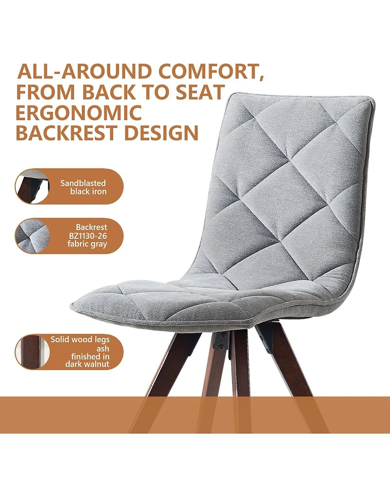 Streamdale Furniture Mid Century Modern Dining Chairs
