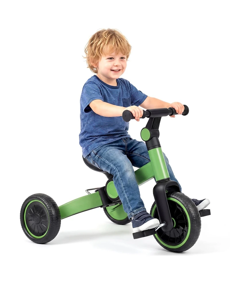 Slickblue Toddler 5-in-1 Balance Bike with Adjustable Seat and Removable Pedals