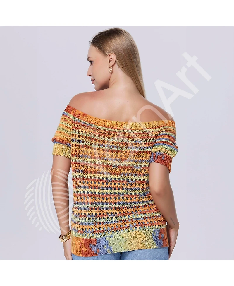Gnuadz Symphony Cotton Viscose Yarn Crochet Knitting Blouse Dress Shawl Bag Hat