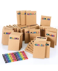 Gnuadz Crayons Bulk Mini Wrapped Wax Party Classroom