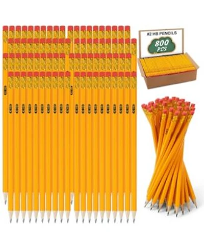Gnuadz Pencils With Erasers Pre-sharpened For Writing Drawing Sketching