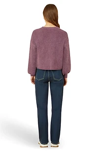 Yumi Women's Marl Knit Cardigan