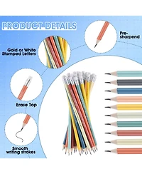 Gnuadz Inspirational Pencils Bulk Graduation Gift Teacher Motivational Saying School Awards Party Favor