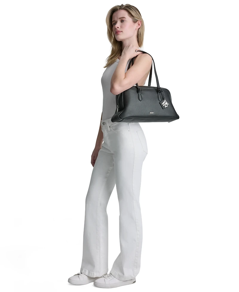 Dkny Eliza Large Bowling Zip-Top Shoulder Handbag