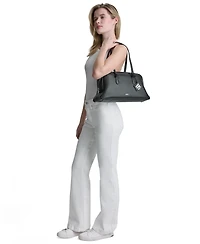 Dkny Eliza Large Bowling Zip-Top Shoulder Handbag