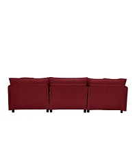 Streamdale Furniture L-Shaped Modular Chenille Sofa - Versatile Comfort and Style