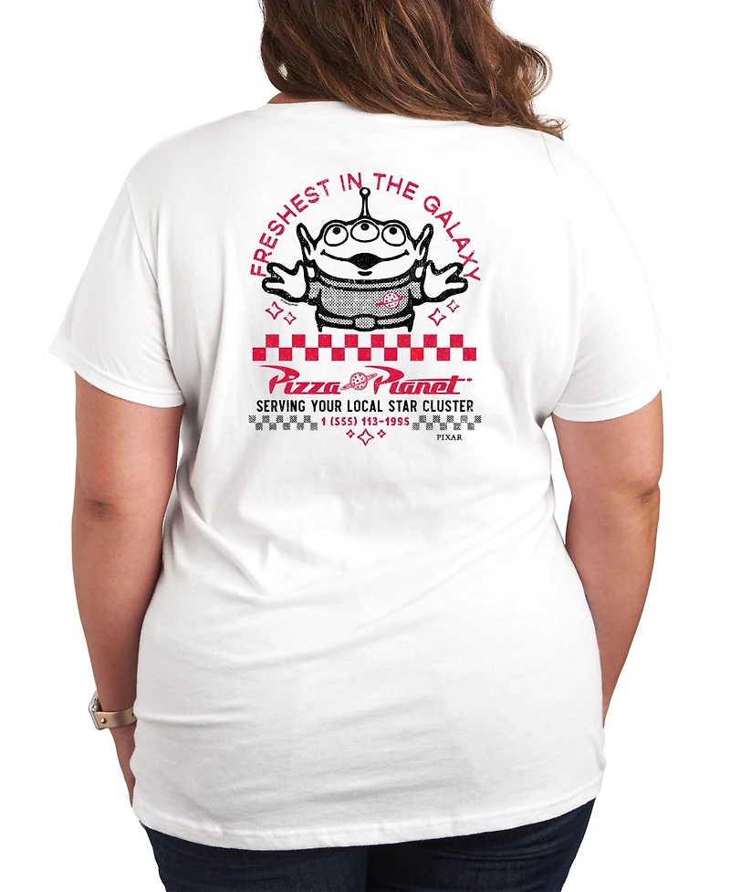 Hybrid Apparel Plus Toy Story Pizza Planet Short-Sleeve Graphic T-Shirt