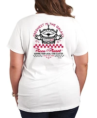 Hybrid Apparel Plus Toy Story Pizza Planet Short-Sleeve Graphic T-Shirt