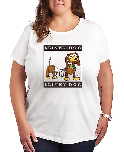 Hybrid Apparel Plus Toy Story 4 Type Block Slinky Short-Sleeve Graphic T-Shirt