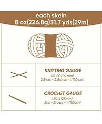 Gnuadz Chunky Chenille Yarn Crocheting Knitting Blanket 8 Pack