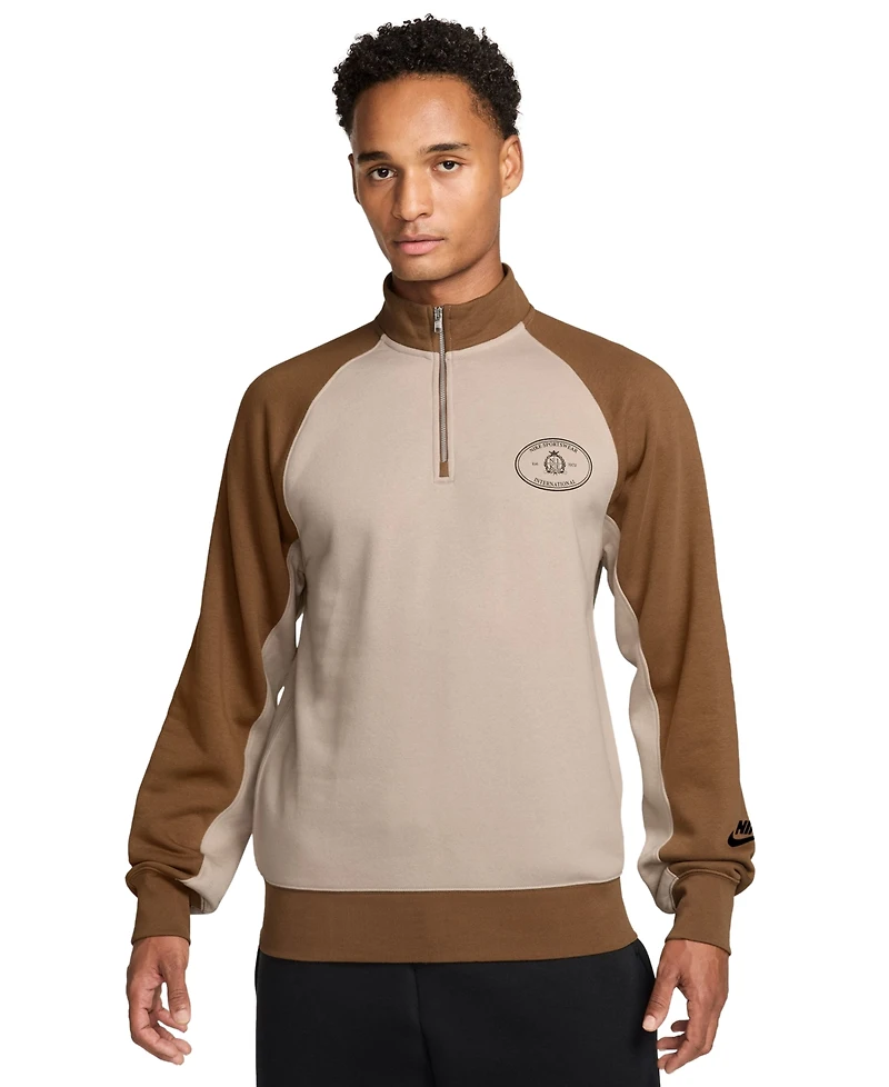 Nike Men's Sportswear Club Half-Zip Fleece Top