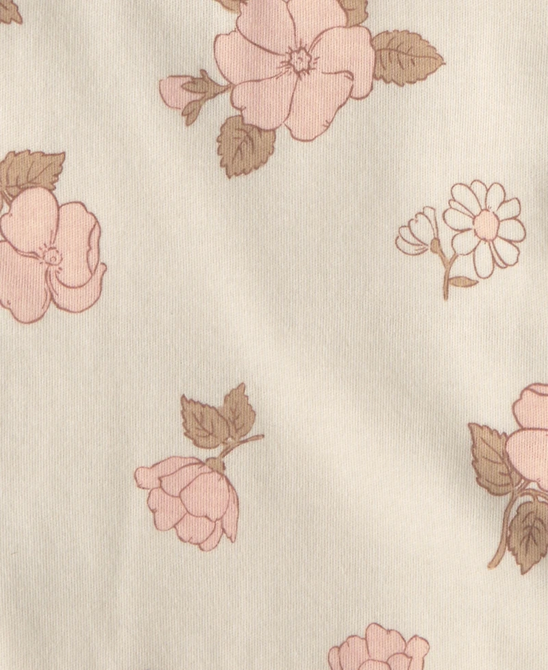 Carter's Baby Girls' Floral Burp Cloths, 4-Pack
