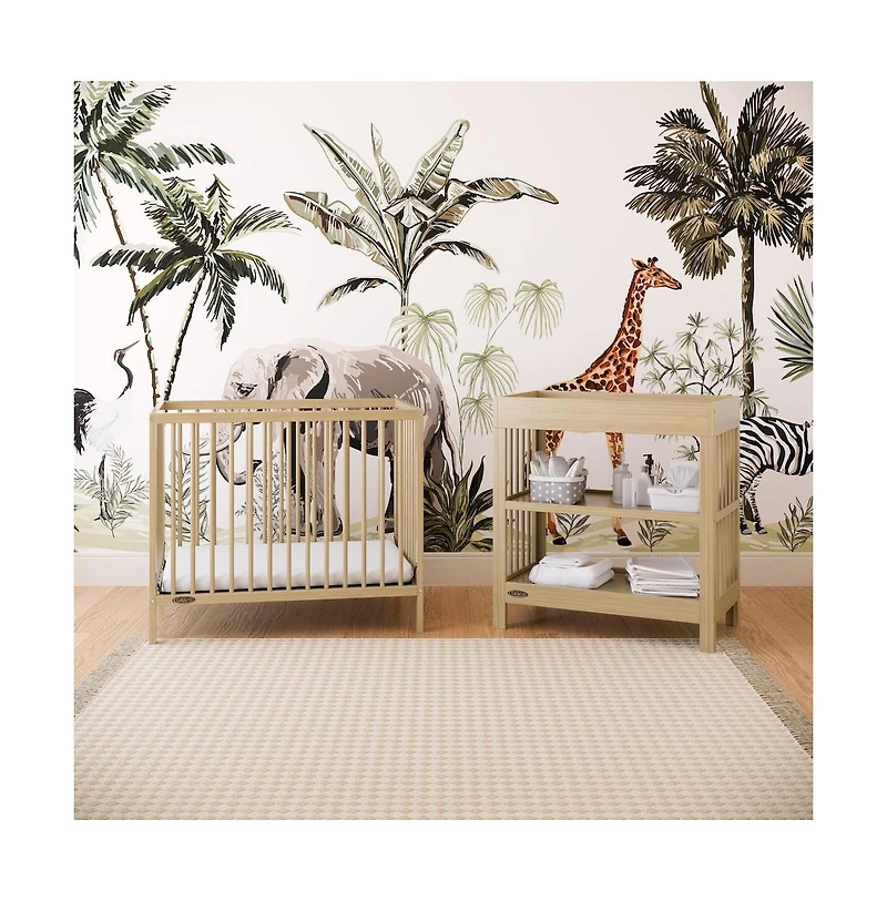 Graco Teddi 4-in-1 Convertible Mini Crib