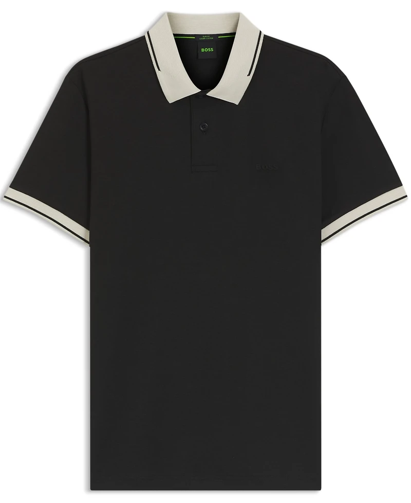 Boss by Hugo Men's Slim-Fit Cotton Polo Shirt