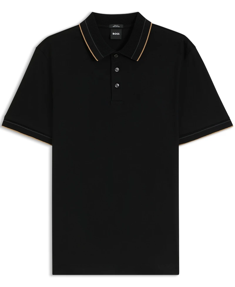 Boss by Hugo Men's Mercerised Cotton Slim-Fit Polo Shirt