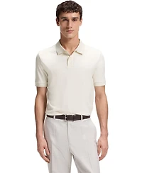 Boss by Hugo Men's Cotton Regular-Fit Patterned Collar Polo Shirt