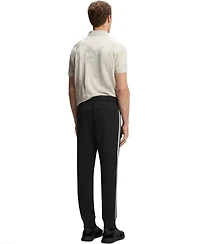 Boss by Hugo Men's Triangle-Jacquard Tracksuit Bottoms Pants
