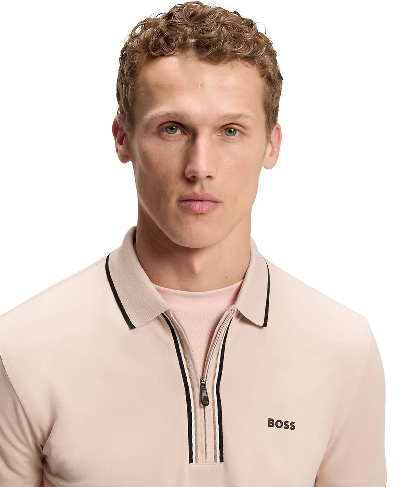 Boss by Hugo Men's Stretch Cotton Slim-Fit Polo Shirt