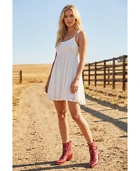 Malibu Beach Women's Premium Western Leather Boots Sandy