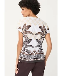 Olsen Women's Panneaux Print T-Shirt