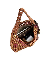 Coach Wooden Beaded Brooklyn Small Shoulder Handbag
