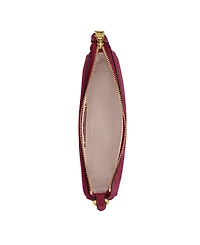 Coach Suede Plaza Zip-Top Mini Shoulder Handbag