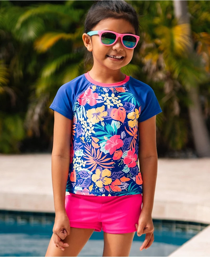 Lands' End Big Girls Plus Chlorine Resistant Swim Boyshort