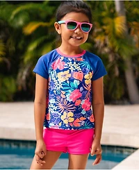 Lands' End Big Girls Plus Chlorine Resistant Swim Boyshort