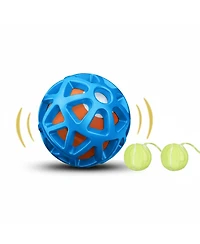 Aronkl Interactive Dog Ball Durable Natural Rubber Motion-Activated Vibrating Rolling Usb Rechargeable Water-Resistant