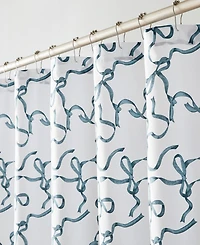 Truly Soft Printed Bow Shower Curtain, 72" x