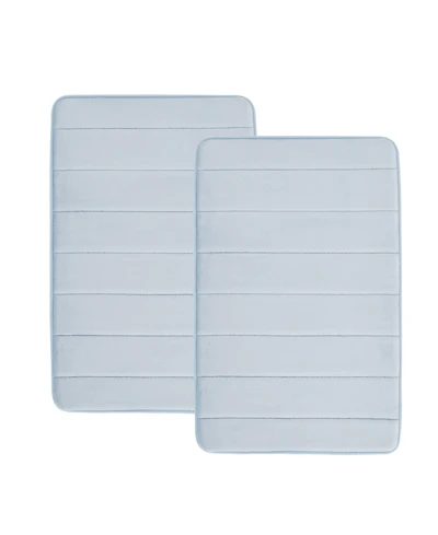 Truly Soft Solid Memory Foam 2-Pc. Bath Rug, 17" x 24"