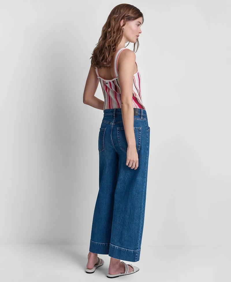 Dkny Jeans Women's Wide Leg Utility