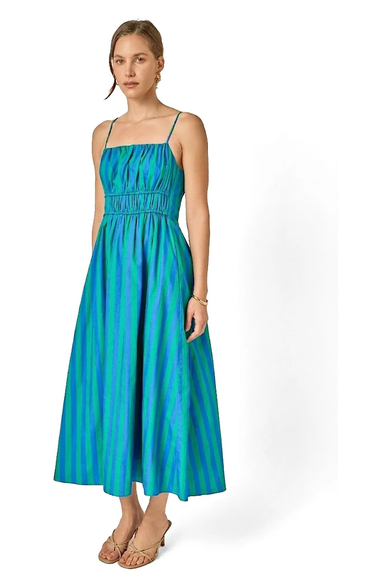 English Factory Women's Stripe Sleeveless Maxi Dress