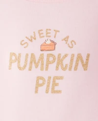 First Impressions Baby Girls' 3M-24M Mix & Match Long-Sleeve Pumpkin Pie T-Shirt, Macy's Exclusive