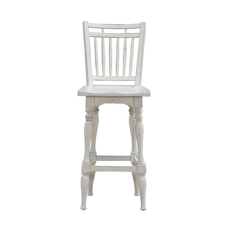 Liberty Furniture Industries, Inc. Spindle Back Swivel Bar Stools - Set of 2