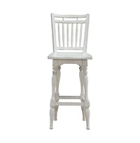 Liberty Furniture Industries, Inc. Spindle Back Swivel Bar Stools - Set of 2